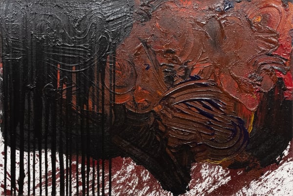 Hermann Nitsch SF_016_12, 2012 acrylic on canvas 100 x 150 cm 39 37/100 x 59 3/50 inches