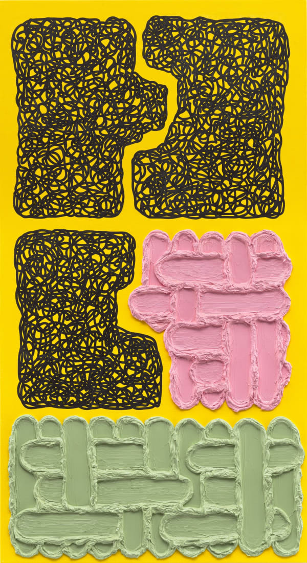 Jonathan Lasker, The Meaning of Politics, 2016