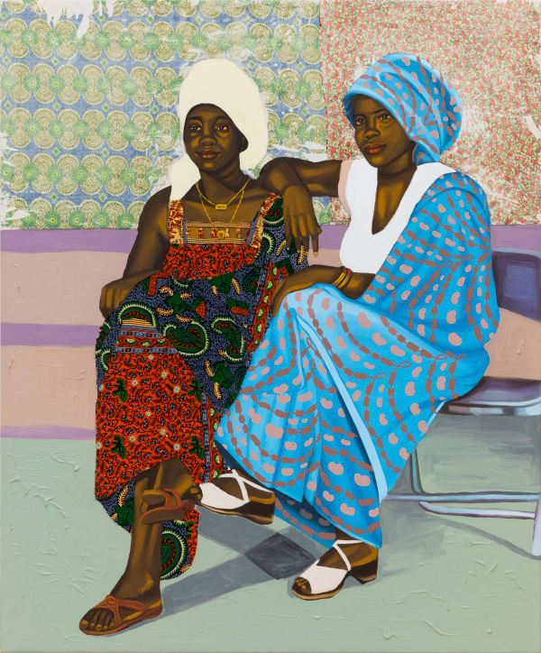 Cornelius Annor, Two Black Maidens, 2022