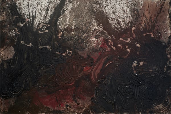 Hermann Nitsch 19_14, 2014 acrylic on canvas 200 x 300 cm 78 3/4 x 118 1/8 in