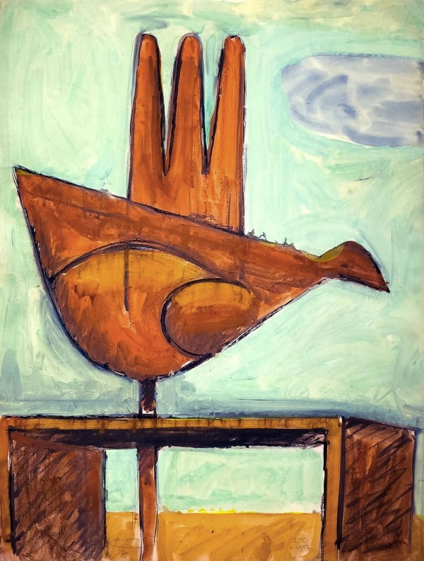 Le Corbusier, Main ouverte - pré-projet pour le monument de Chandigarh, 1952