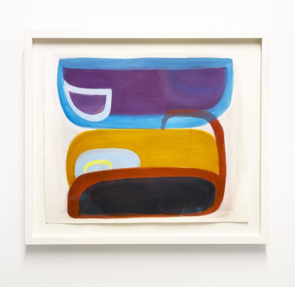 Joanna Pousette-Dart Untitled-2, 2022 Acrylic wash and watercolor 56.5 x 67.3 cm 22 1/4 x 26 1/2 in Framed : 70x 80 x 4 cm