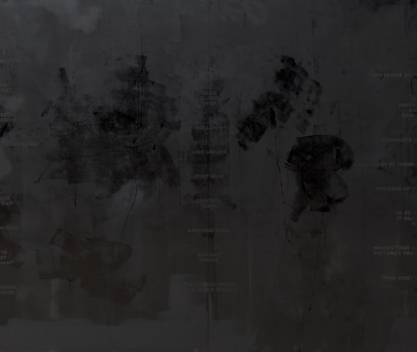 Stefan Brüggemann Hyper-Palimpsest, 2019 acrylic and spray paint on wood 2 panels, each: 205 x 120 x 5.5 cm / 80 3/4 x 47 1/4 x 2 1/8 inches Installed dimensions: 205 x 240 x 5.5 cm / 80 3/4 x 94 1/2 x 2 1/8 inches ref : BRUGG95537