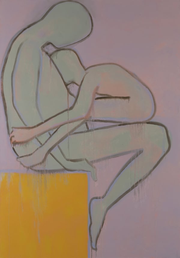 The Ford in the River V-2019 - oil on linen 67 x 47 inches