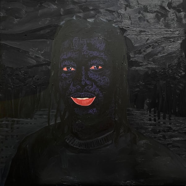 Kwesi Botchway Heaven, 2021 oil on canvas 80 x 80 cm 31 1/2 x 31 1/2 in