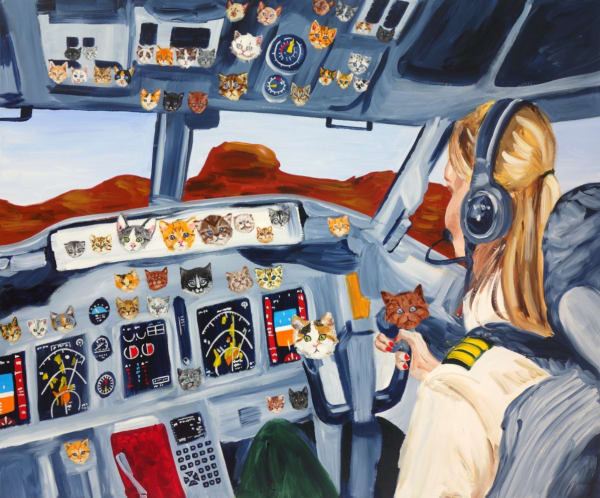Margot Bird, Airplane Buttons 3, 2021