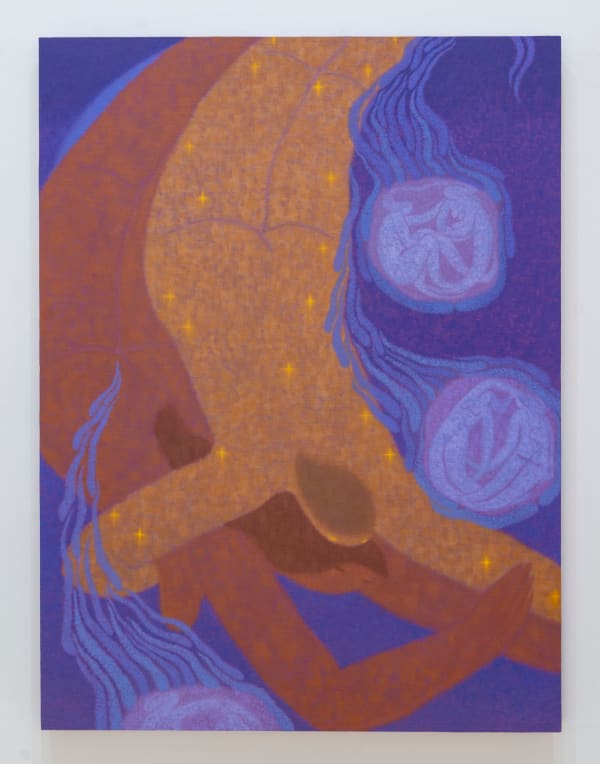 Lydia Baker, Daughters and cells flying side by side, 2024