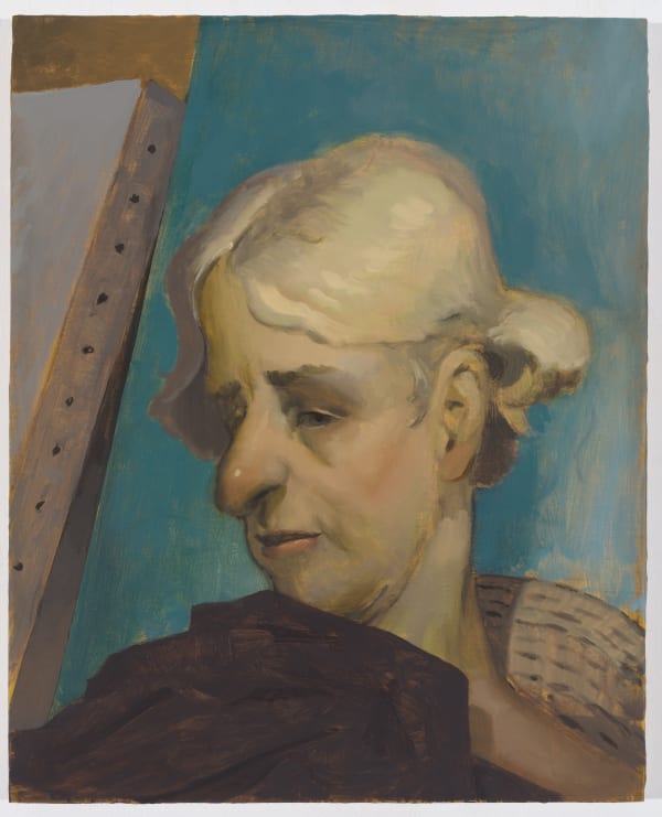 Stuart Snoddy, Portrait of the Artist's Model during Break, 2022