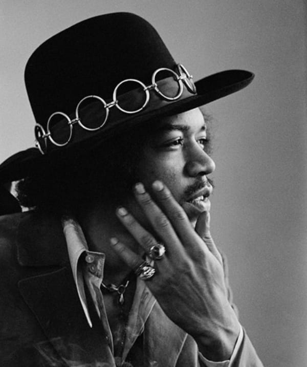 Baron Wolman, Jimi Hendrix, San Francisco, February 1968.