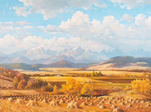 Duncan Crockford - View from Hilltop House Near DeWinton, 1977