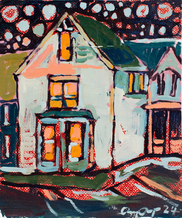 Amy Dryer Revivications V mixed media on paper 11 x 9 1/2 in 27.9 x 24.1 cm