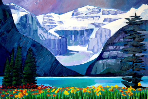 David Pugh, Somnolent Afternoon: Lake Louise, 1991