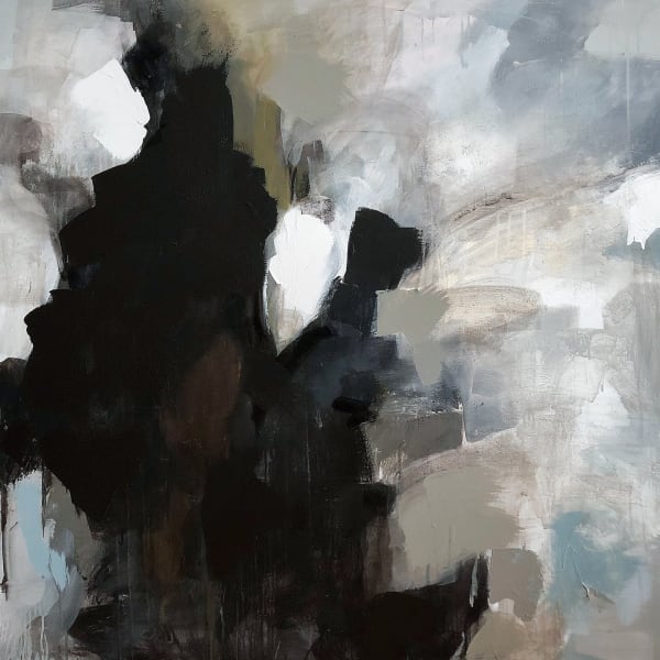 Sharie Hunter Earthly Serenity acrylic on canvas 48 x 48 in 121.9 x 121.9 cm