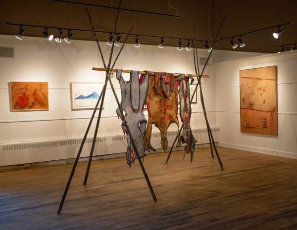 Joane Cardinal-Schubert, Preservation of a Species: the Drying Rack, 1984