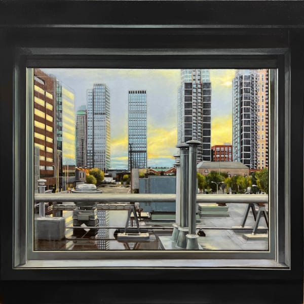 Michael Corner, Hotel Room Window, 2024