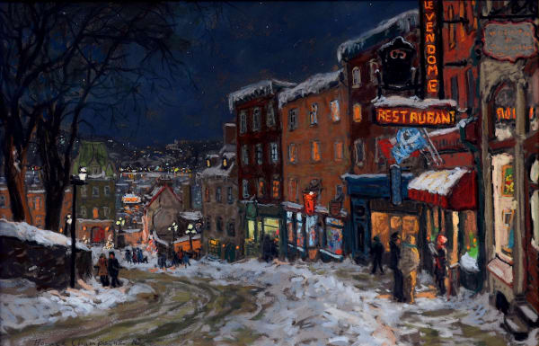 Horace Champagne, Winding Down, Coté de la Montagne, Old Quebec, 2008