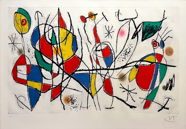 Joan Miró, L'Invitée du Dimanche I (Sunday Guest I), 1969