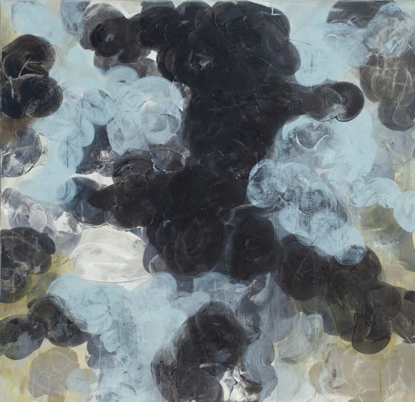 Sharie Hunter The Calm Before acrylic on canvas 48 x 48 in 121.9 x 121.9 cm