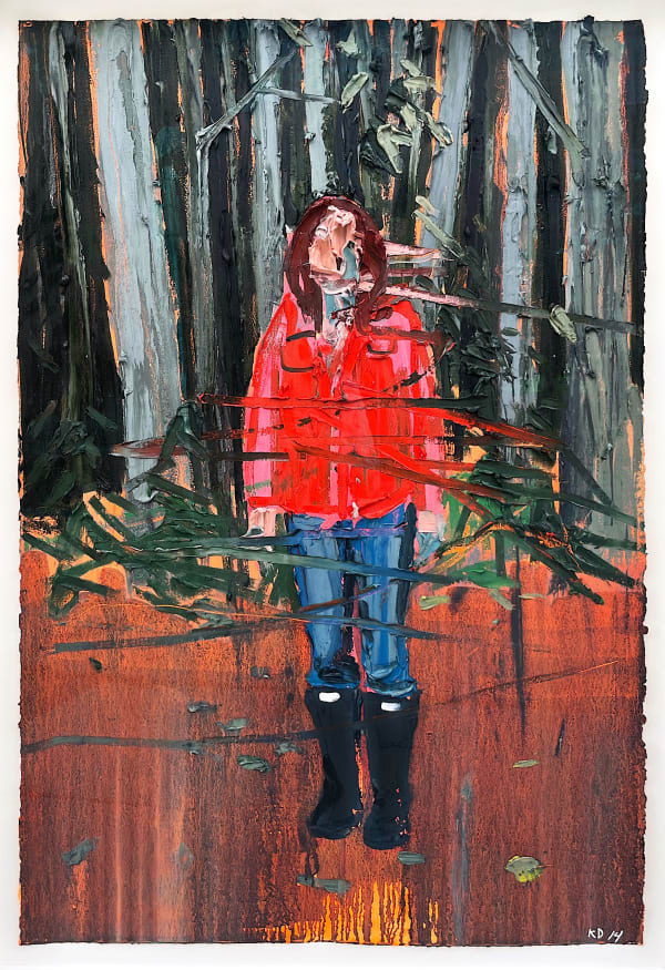Kim Dorland, Red Shirt, 2014
