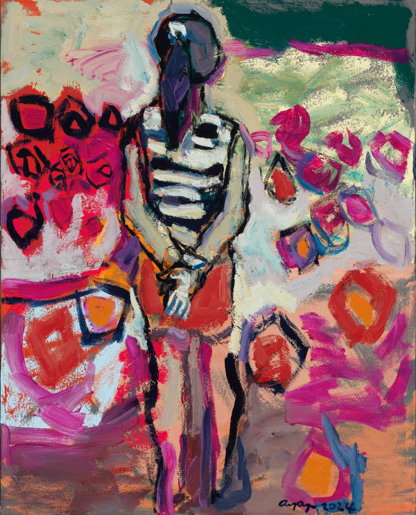 Amy Dryer Looking Forward oil on canvas 24 x 30 in 61 x 76.2 cm