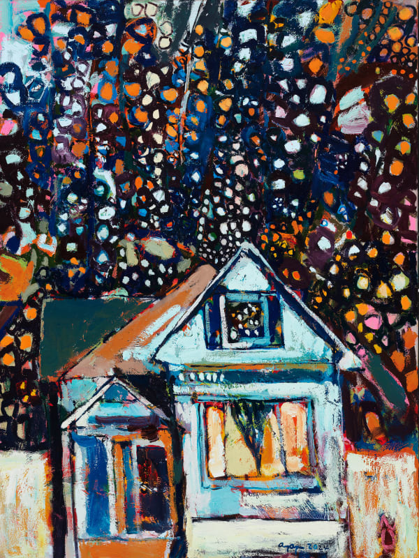 Amy Dryer Star Gaze II oil on canvas 48 x 36 in. 121.9 x 182.9 cm