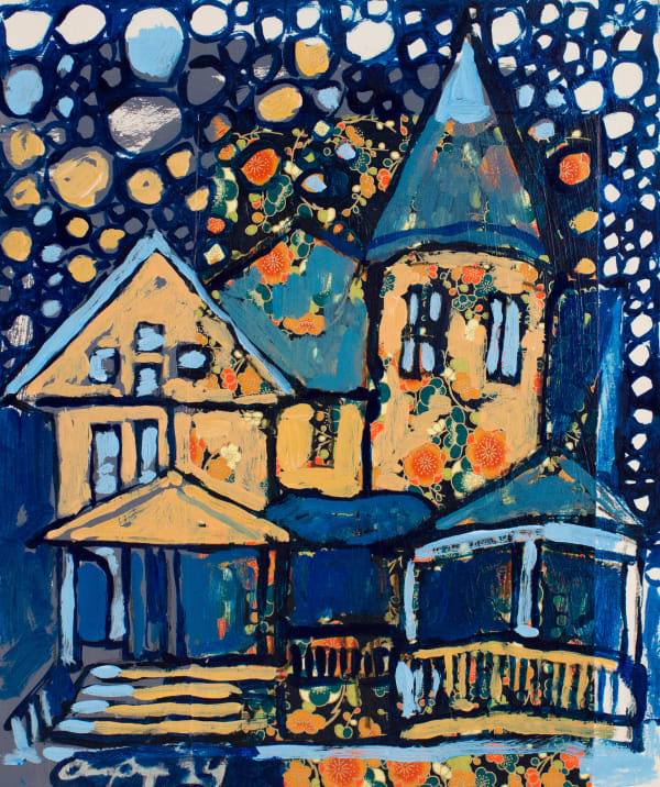 Amy Dryer Revivications II mixed media on paper 11 x 9 1/2 in 27.9 x 24.1 cm