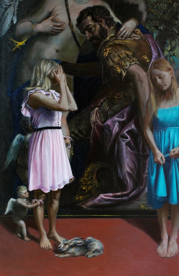 Michael Corner Painting H, 2023 oil on canvas 48 x 30 in 121.9 x 76.2 cm