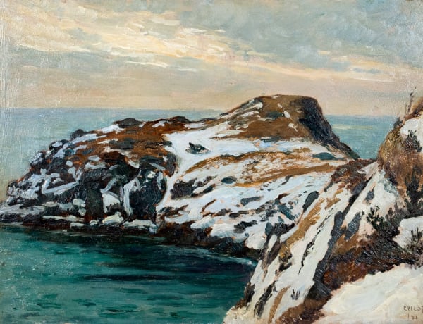 Robert Pilot, Snow on the Cliffs, Grand Manan, NB, 1926