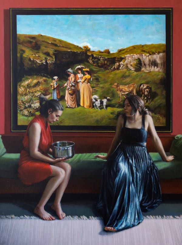 Michael Corner Painting R, 2024 oil on canvas 48 x 36 in 121.9 x 91.4 cm signed lower left