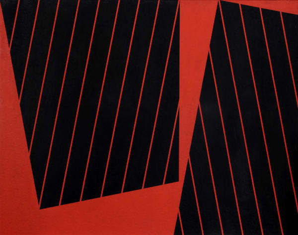 J. Jay McVicker, Untitled (Orange/Black), 1973