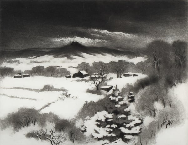 Gene Kloss, Winter Fields, n.d.