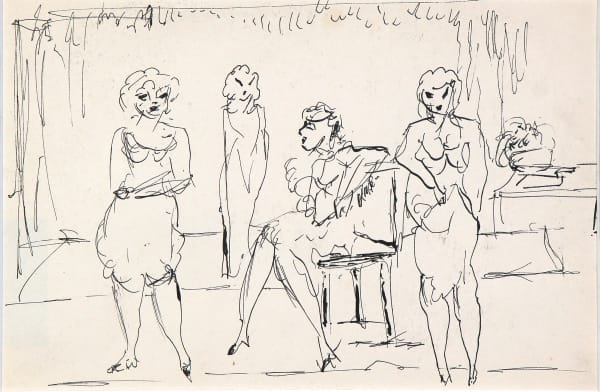 Alfred Morang, Untitled (Women at Claude's), n.d.