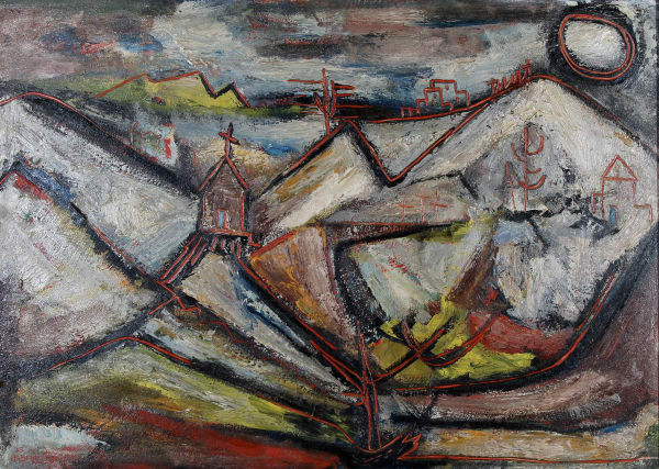 Howard Schleeter, New Mexico Contours, 1955