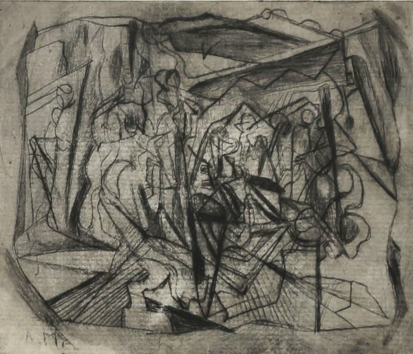 Alfred Morang, Untitled (Abstract Forms)