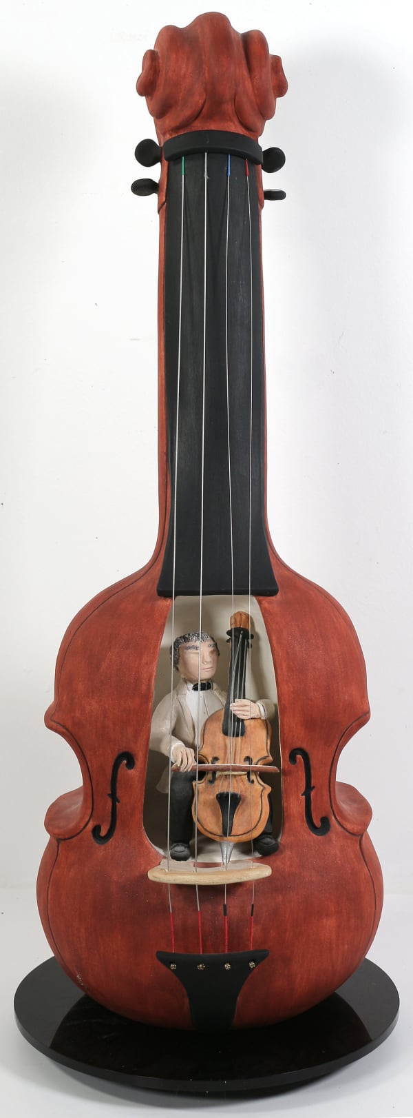 Unknown Artist Untitled (Musician Inside Violin), n.d.