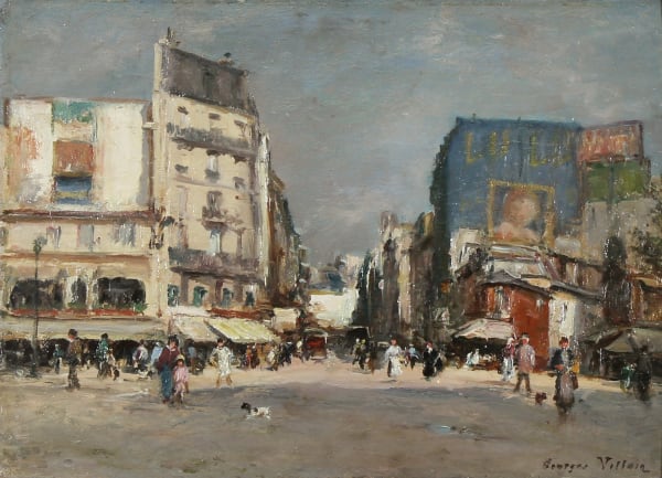 Georges René Villain, Untitled (Street Scene), n.d.