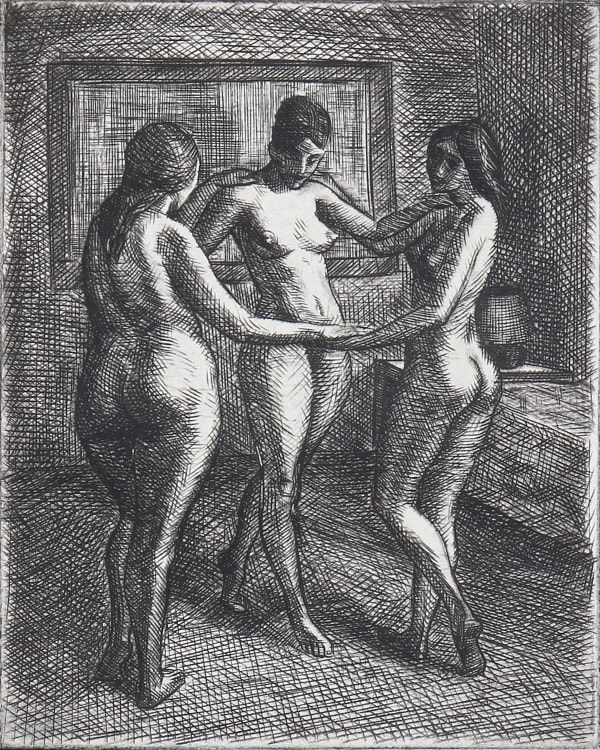Eli Levin, Three Muses, n.d.