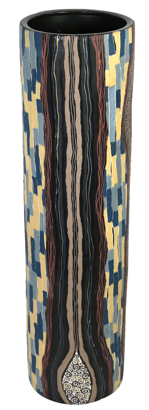 Unknown Artist Large vase (Mosaic Pattern), n.d.