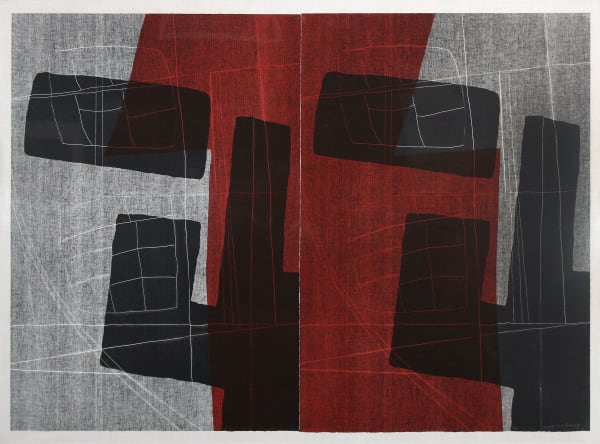 Louise Nevelson, Untitled from the Double Imagery Series (Diptych), 1967
