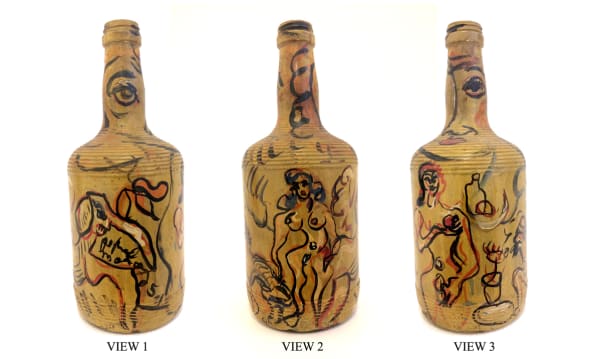 Alfred Morang, Bottle #3 (Nudes and Elephant), n.d.