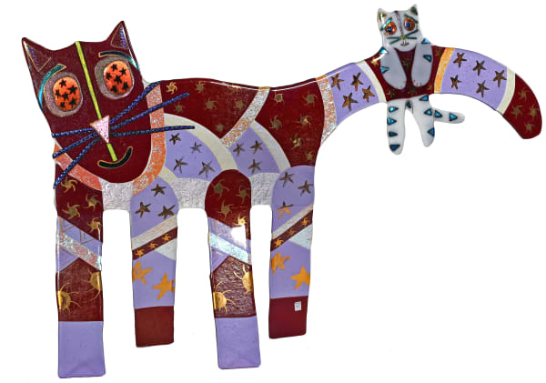 Unknown Artist Untitled (Momma Cat & Kitten), n.d.