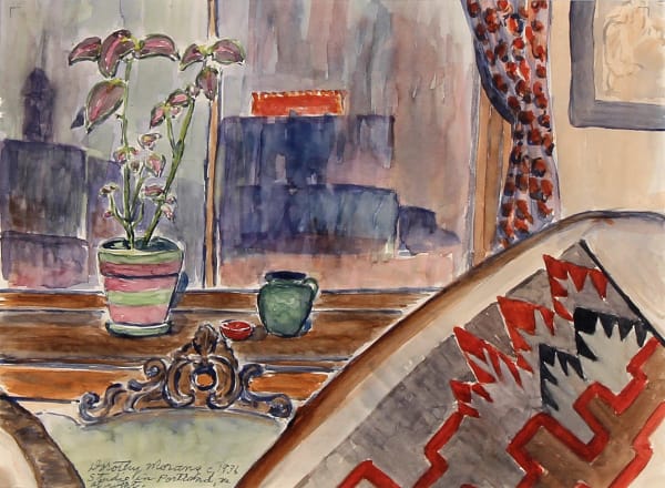 Dorothy Morang, Studio in Portland, Maine at Night, 1936