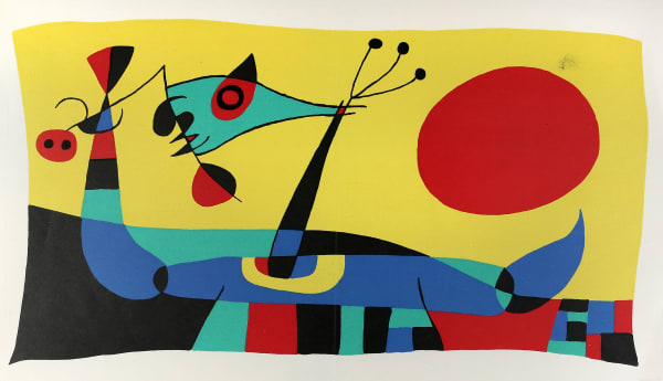 Joan Miró, Composition II (Peacock Feathers), 1956