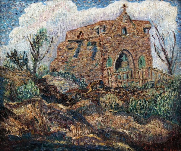 Alfred Morang, Santuario on a Hillside, 1942