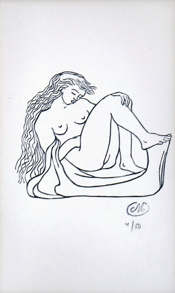 Aristide Maillol, Untitled (Nude), n.d.