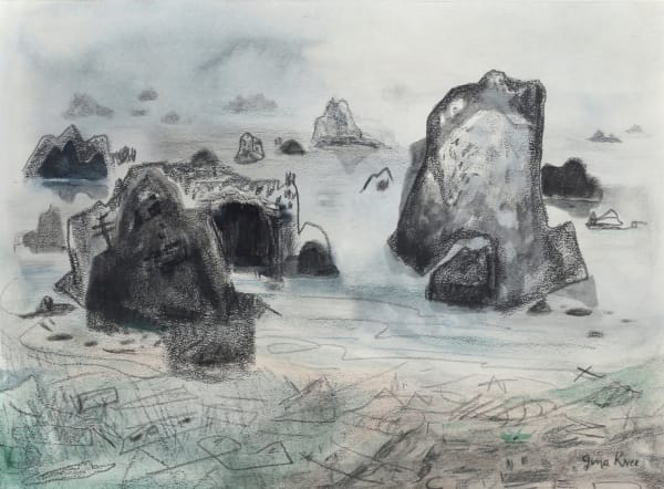 Gina Knee, Oregon Coast, 1954