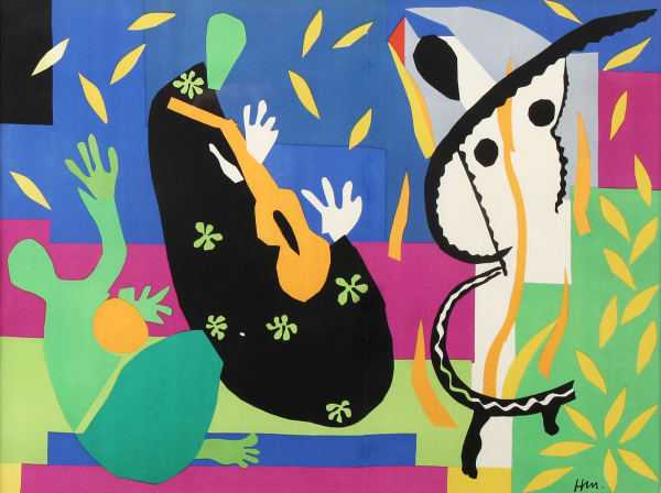 Henri Matisse, Tristesse du Roi (Sadness of the King), 1952