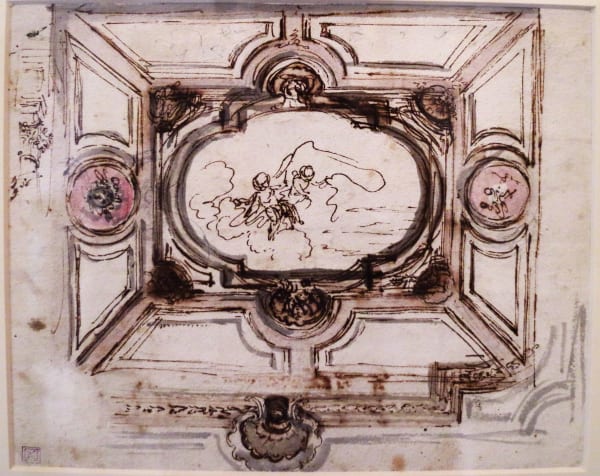 Luigi Vanvitelli Progetto per un soffitto