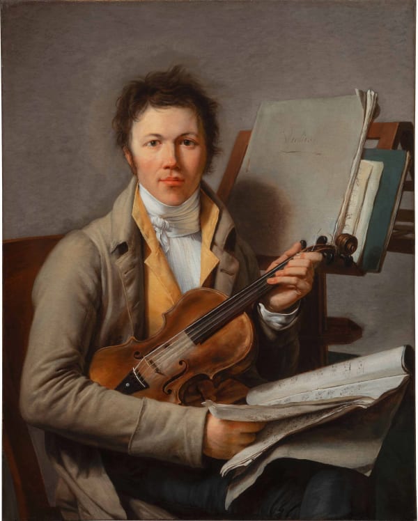 Jacques Antoine Lemoine, Ritratto del violinista Jacques Pierre J. Rode, 1810