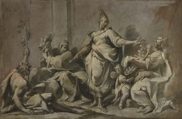 Francesco Monti Scena allegorica, 1685